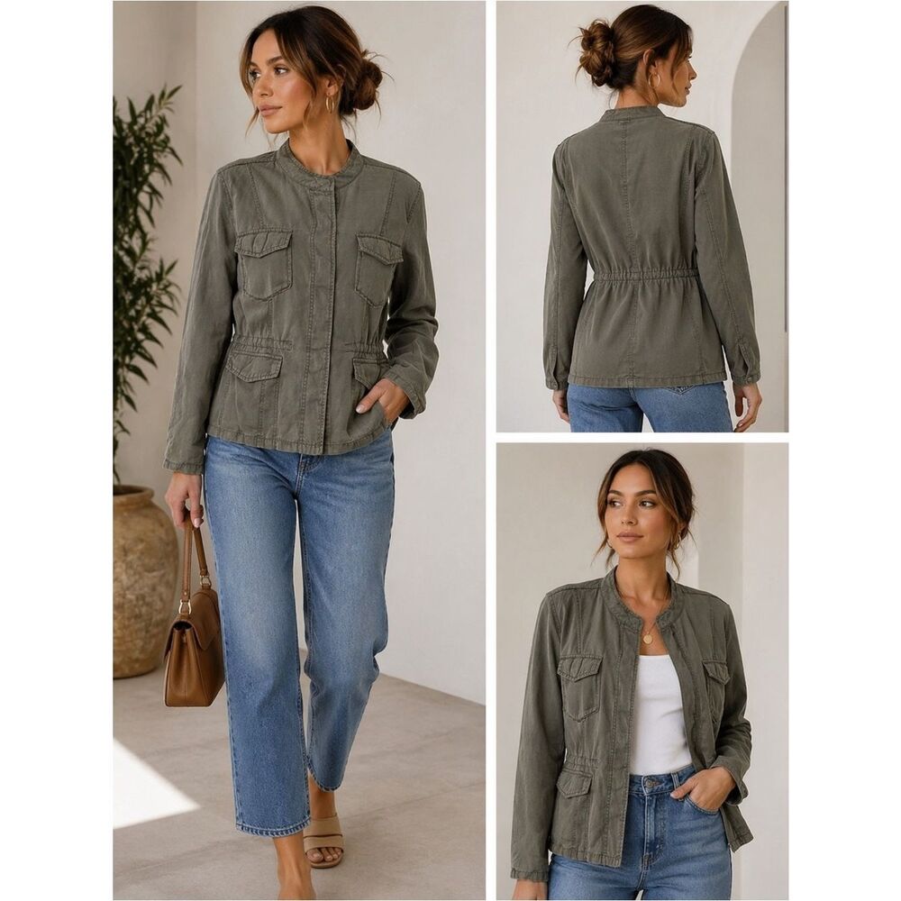 Anthropologie Sanctuary Green Jacket size M